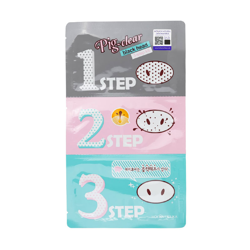 Pig-clear black head 3step kit