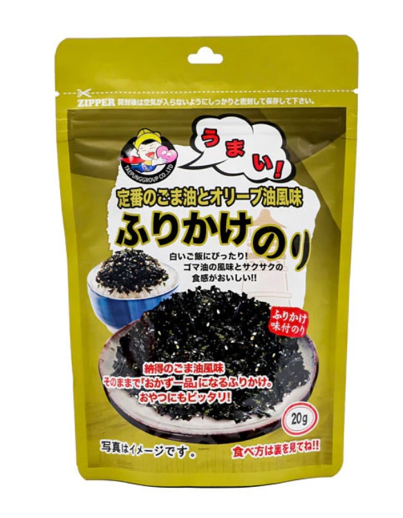 ﾍﾐﾛ ﾌﾘｶｹのり(ｺﾞﾏ油味) 20g
