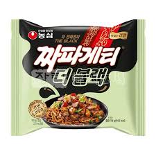 農心ﾁｬﾊﾟｹﾞﾃｨTHE BLACK (韓) 1個